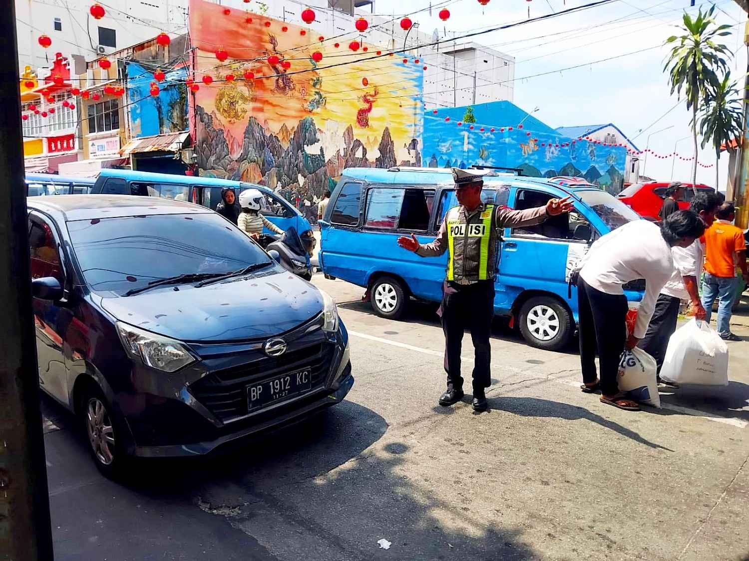 Satlantas Polres Karimun Perketat Pengamanan Arus Balik di Pelabuhan dan Destinasi Wisata