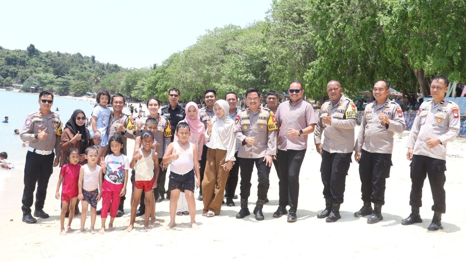Kapolres Karimun Tinjau Objek Wisata, Pastikan Keamanan Libur Idul Fitri Tetap Kondusif