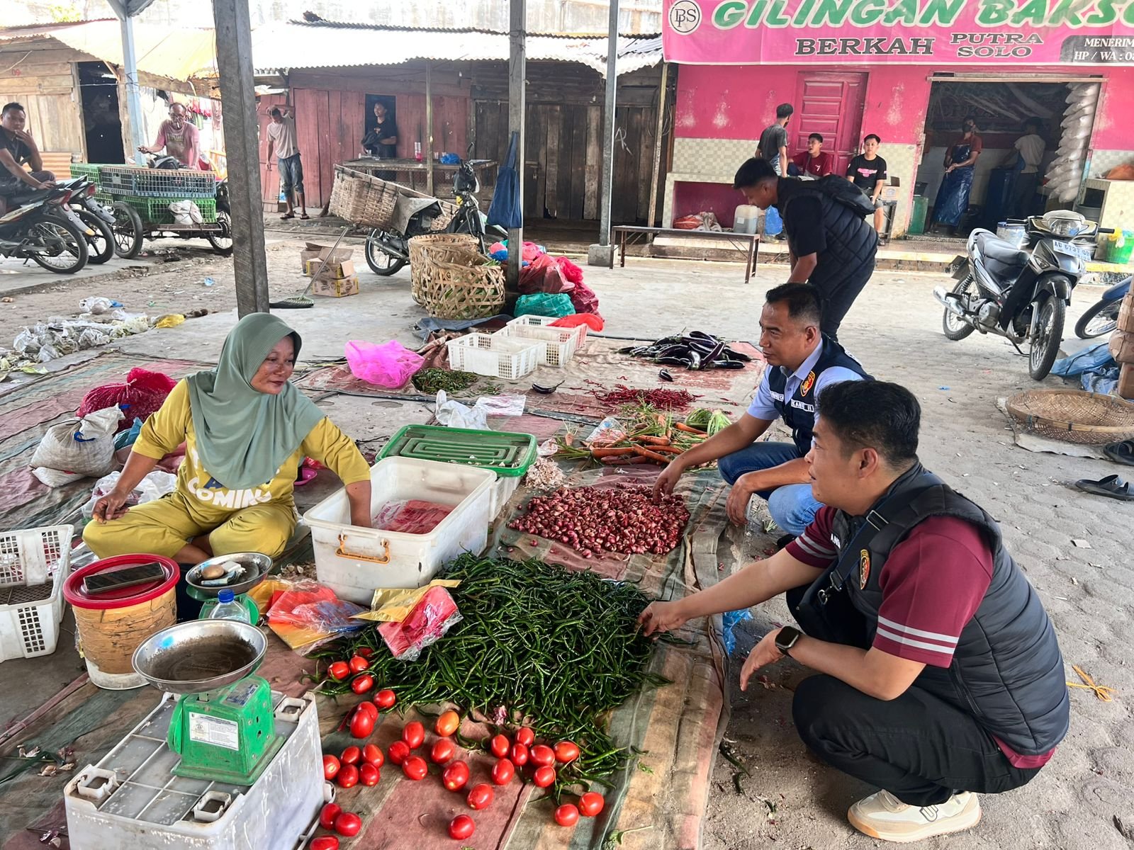 Satreskrim Polres Batu Bara Pantau Harga 14 Komoditas Pangan Jelang Lebaran, Stok Dipastikan Aman